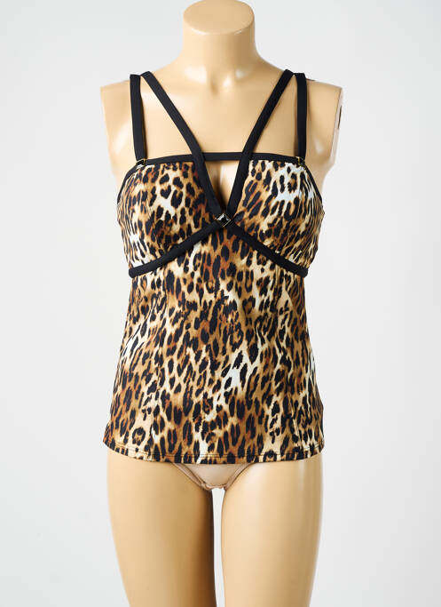 Top de baie maro AMORESSA femeie