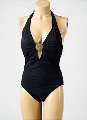 Costum de baie dintr-o singură piesă elasticitate top sutien modelat negru AMORESSA femeie