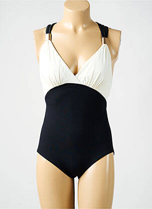 Costum de baie dintr-o singură piesă elasticitate top sutien modelat negru AMORESSA femeie