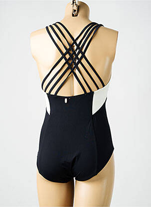 Costum de baie dintr-o singură piesă elasticitate top sutien modelat negru AMORESSA femeie