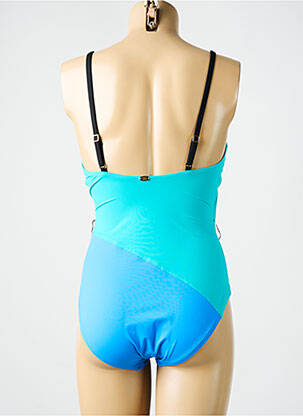 Costum de baie dintr-o singură piesă elasticitate top sutien modelat albastru AMORESSA femeie