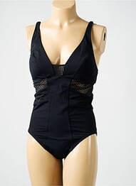 Costum de baie dintr-o singură piesă elasticitate top sutien modelat negru AMORESSA femme