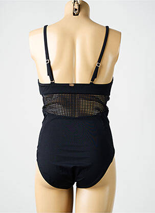 Costum de baie dintr-o singură piesă elasticitate top sutien modelat negru AMORESSA femeie