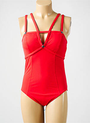 Costum de baie dintr-o singură piesă elasticitate top sutien modelat roșu AMORESSA femeie