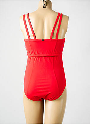 Costum de baie dintr-o singură piesă elasticitate top sutien modelat roșu AMORESSA femeie