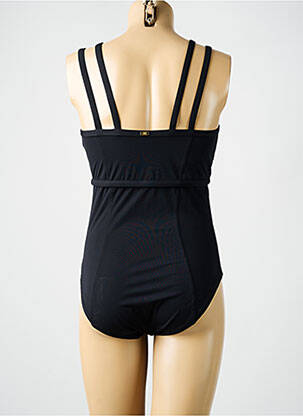 Costum de baie dintr-o singură piesă elasticitate top sutien modelat negru AMORESSA femeie