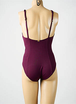 Costum de baie dintr-o singură piesă elasticitate top sutien modelat violet AMORESSA femeie