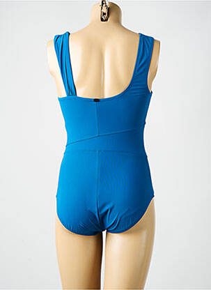 Costum de baie dintr-o singură piesă elasticitate top sutien modelat albastru AMORESSA femeie