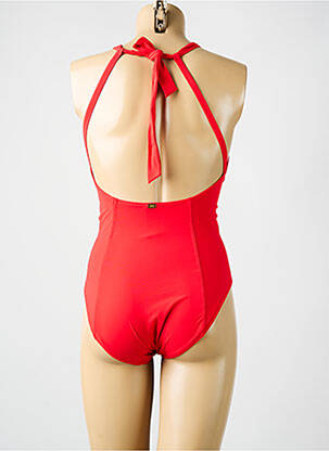 Costum de baie dintr-o singură piesă elasticitate top sutien modelat roșu AMORESSA femeie