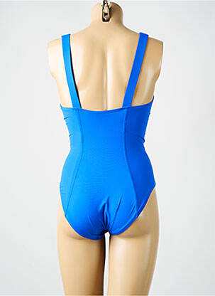 Costum de baie dintr-o singură piesă elasticitate top sutien modelat albastru AMORESSA femeie