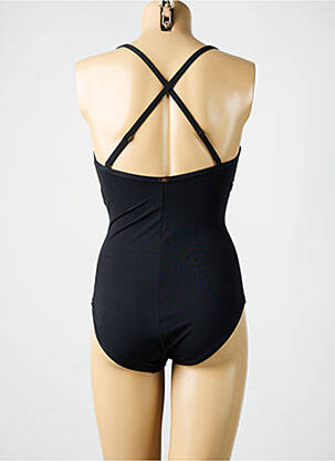 Costum de baie dintr-o singură piesă elasticitate top sutien modelat negru AMORESSA femeie
