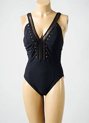 Costum de baie dintr-o singură piesă elasticitate top sutien modelat negru AMORESSA femeie