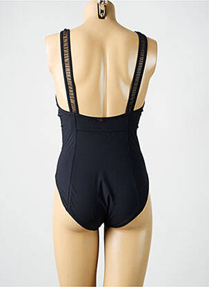 Costum de baie dintr-o singură piesă elasticitate top sutien modelat negru AMORESSA femeie