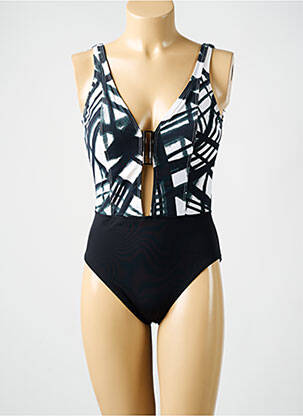 Costum de baie dintr-o singură piesă imprimeu fantezie top sutien modelat negru AMORESSA femeie