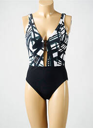 Costum de baie dintr-o singură piesă imprimeu fantezie top sutien modelat negru AMORESSA femme