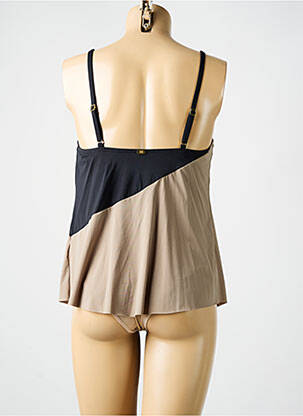 Top de baie elasticitate maro AMORESSA femeie