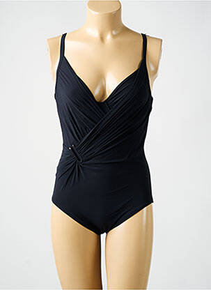 Costum de baie dintr-o singură piesă elasticitate sutien cupe întregi cu decolteu înalt negru AMORESSA femeie