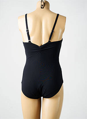 Costum de baie dintr-o singură piesă elasticitate sutien cupe întregi cu decolteu înalt negru AMORESSA femeie