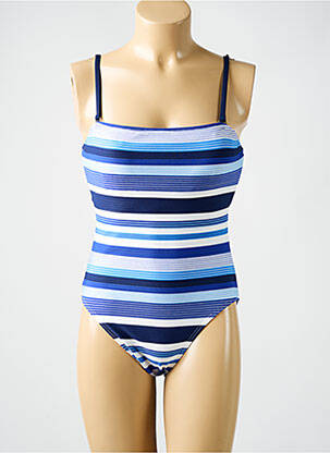 Costum de baie dintr-o singură piesă elasticitate top sutien modelat albastru AMORESSA femeie