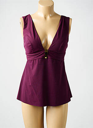 Top de baie elasticitate violet AMORESSA femeie