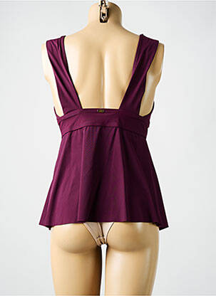 Top de baie elasticitate violet AMORESSA femeie