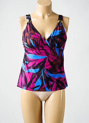 Top de baie imprimeu tie and dye violet AMORESSA femeie