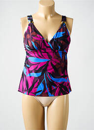Top de baie imprimeu tie and dye violet AMORESSA femme