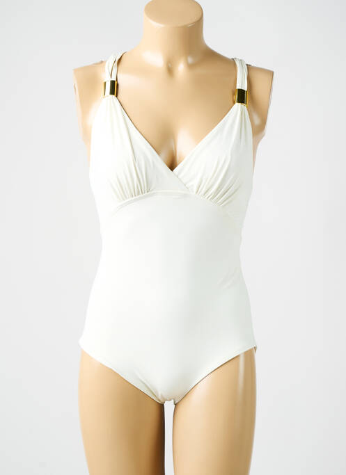 Costum de baie dintr-o singură piesă alb AMORESSA femeie