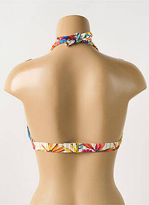 Sutien de costum de baie elasticitate top triunghiuri galben CYELL femeie