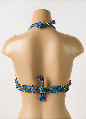 Sutien de costum de baie elasticitate top sutien modelat albastru CYELL femeie
