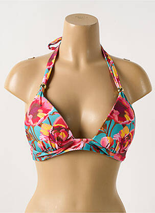 Sutien de costum de baie elasticitate top sutien push-up roz CYELL femeie