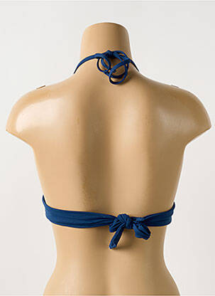 Sutien de costum de baie elasticitate top sutien push-up albastru CYELL femeie