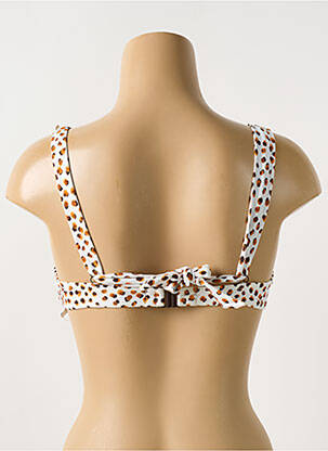 Sutien de costum de baie elasticitate top sutien modelat bej CYELL femeie