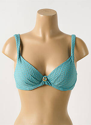 Sutien de costum de baie elasticitate top sutien modelat albastru CYELL femeie
