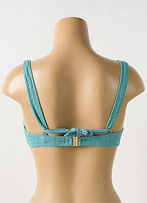 Sutien de costum de baie elasticitate top sutien modelat albastru CYELL femeie