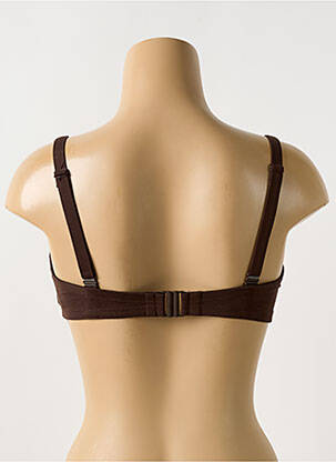 Sutien de costum de baie elasticitate top sutien modelat maro CYELL femeie