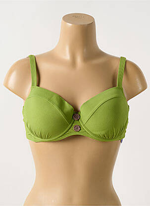 Sutien de costum de baie elasticitate top sutien modelat verde CYELL femeie