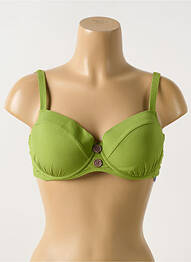 Sutien de costum de baie elasticitate top sutien modelat verde CYELL femme