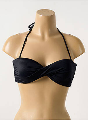 Sutien de costum de baie elasticitate top sutien modelat negru PHAX femeie