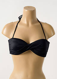 Sutien de costum de baie elasticitate top sutien modelat negru PHAX femme