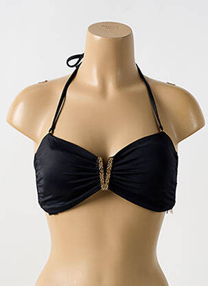 Sutien de costum de baie elasticitate top sutien modelat negru PHAX femeie