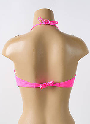 Sutien de costum de baie elasticitate top sutien modelat roz PHAX femeie