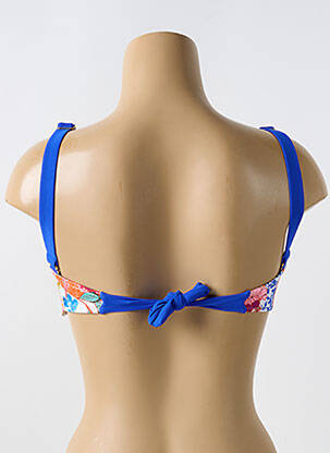 Sutien de costum de baie elasticitate top sutien modelat albastru PHAX femeie