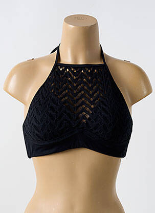 Sutien de costum de baie elasticitate top sutien modelat negru MIRACLESUIT femeie
