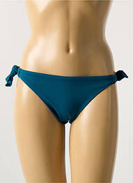 Chiloți de baie efect material satinat bikini verde PHAX femme