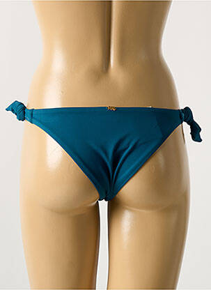 Chiloți de baie efect material satinat bikini verde PHAX femeie