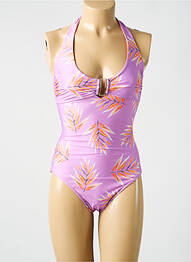 Costum de baie dintr-o singură piesă imprimeu fantezie violet CYELL femme