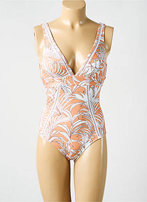 Costum de baie dintr-o singură piesă portocaliu CYELL femeie