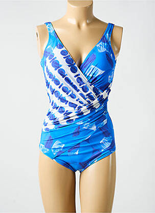 Costum de baie dintr-o singură piesă albastru MIRADONNA femeie