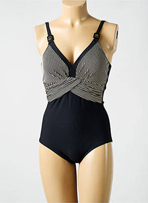 Costum de baie dintr-o singură piesă imprimeu fantezie negru MIRADONNA femeie